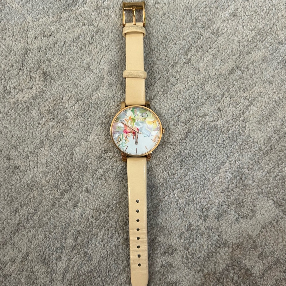 Ted baker rose gold pastel watch